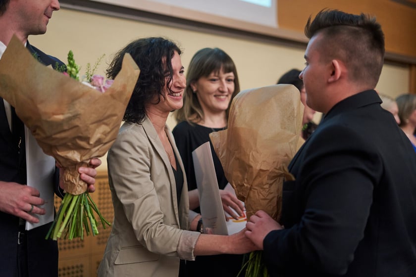Podziękowania składane wychowawcom klas czwartych&nbsp;