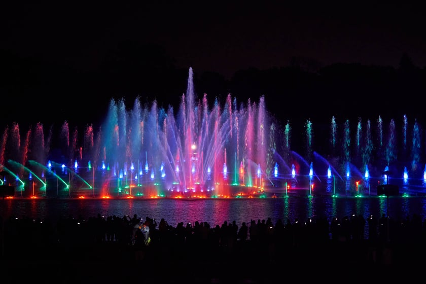 Pierwszy pokaz specjalny Fontanny Multimedialnej w sezonie 2023 - 5 maja 2023 r.