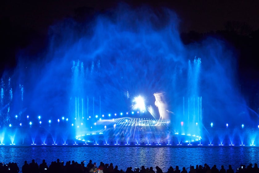 Pierwszy pokaz specjalny Fontanny Multimedialnej w sezonie 2023 - 5 maja 2023 r.