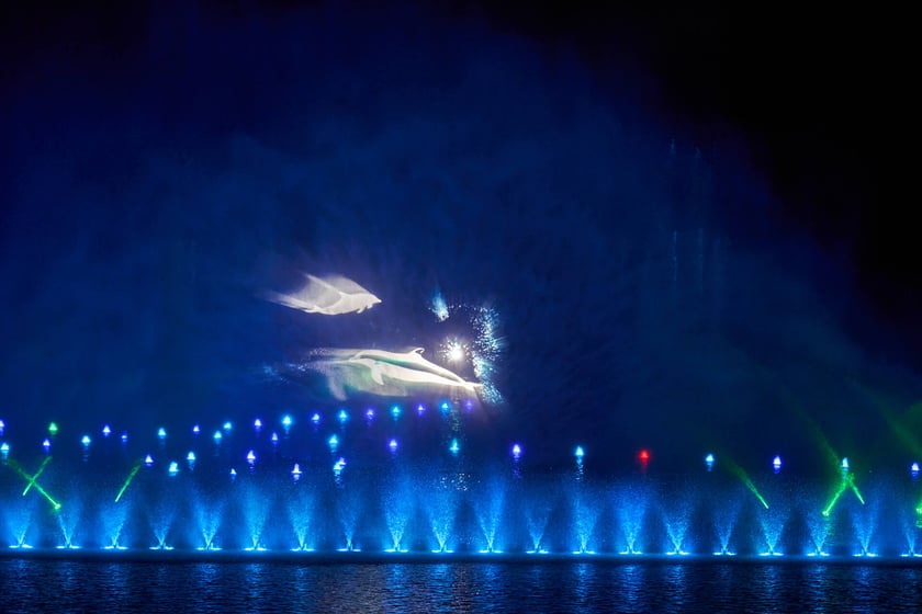 Pierwszy pokaz specjalny Fontanny Multimedialnej w sezonie 2023 - 5 maja 2023 r.