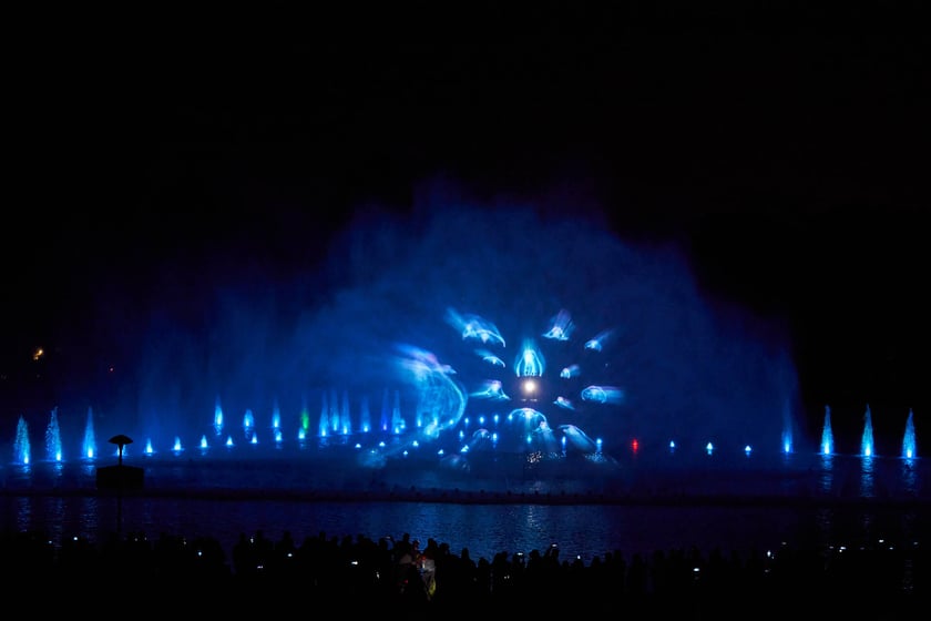 Pierwszy pokaz specjalny Fontanny Multimedialnej w sezonie 2023 - 5 maja 2023 r.