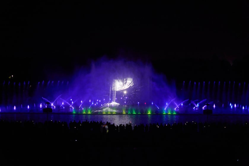 Pierwszy pokaz specjalny Fontanny Multimedialnej w sezonie 2023 - 5 maja 2023 r.