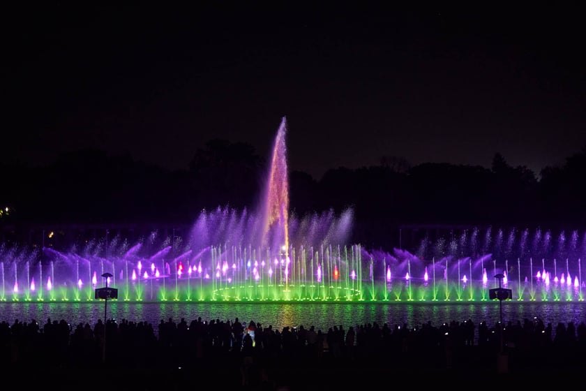 Pierwszy pokaz specjalny Fontanny Multimedialnej w sezonie 2023 - 5 maja 2023 r.