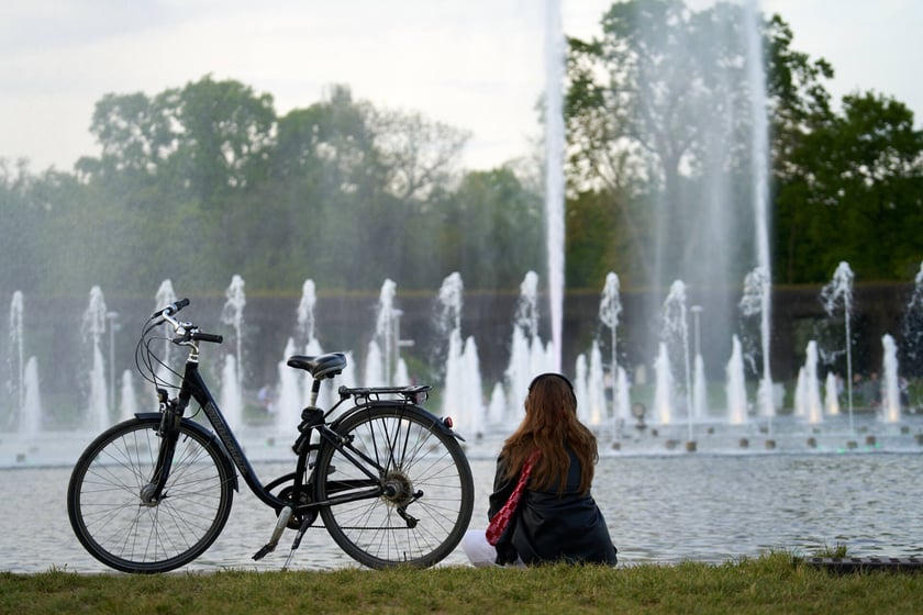 Pierwszy pokaz specjalny Fontanny Multimedialnej w sezonie 2023 - 5 maja 2023 r.