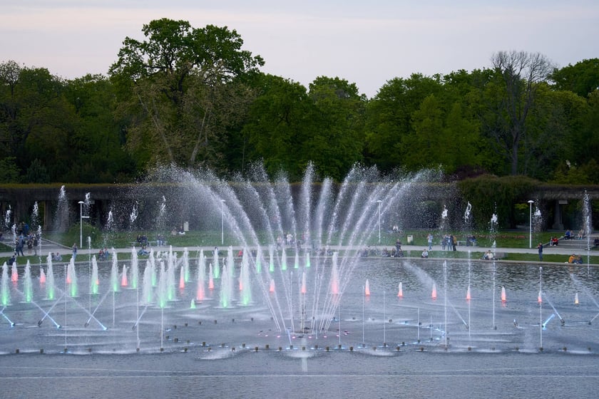 Pierwszy pokaz specjalny Fontanny Multimedialnej w sezonie 2023 - 5 maja 2023 r.