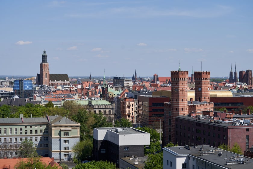 Wrocław z lotu ptaka