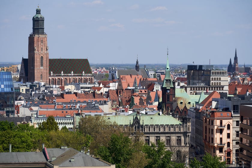 Wrocław z lotu ptaka