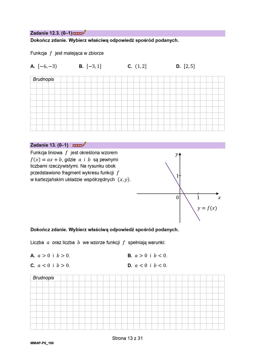 Arkusze maturalne z z matematyki formula 2023