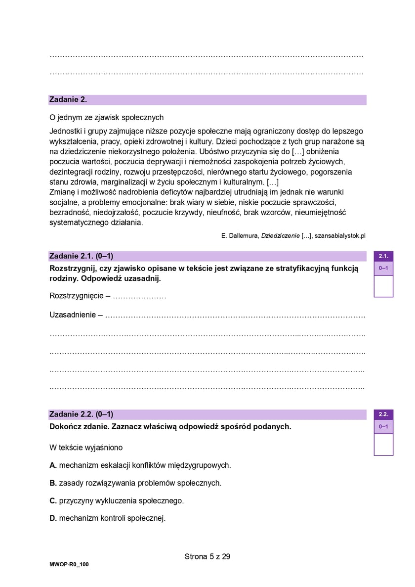 Matura z WOS-u na poziomie rozszerzonym (formuła 2023)