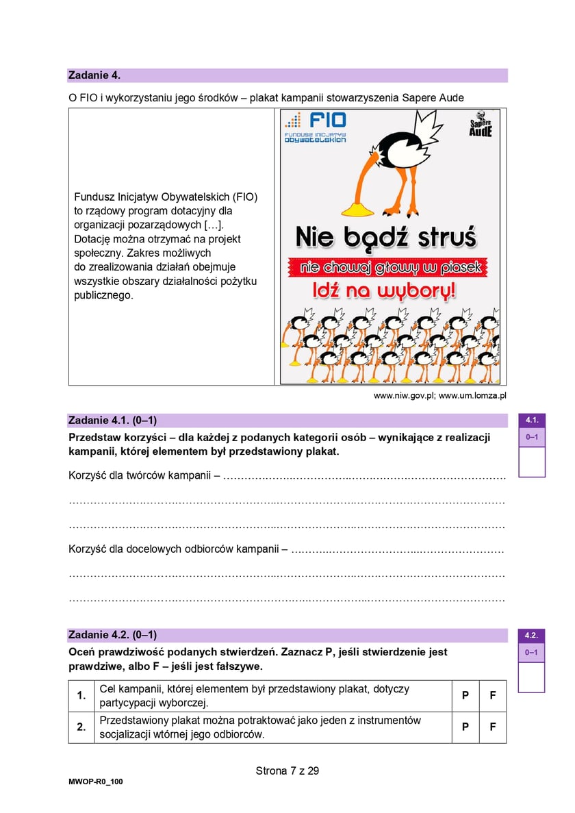 Matura z WOS-u na poziomie rozszerzonym (formuła 2023)