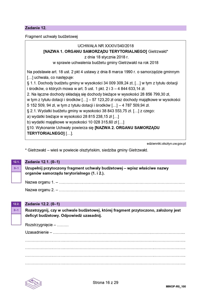Matura z WOS-u na poziomie rozszerzonym (formuła 2023)