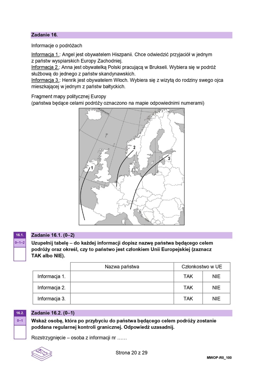 Matura z WOS-u na poziomie rozszerzonym (formuła 2023)