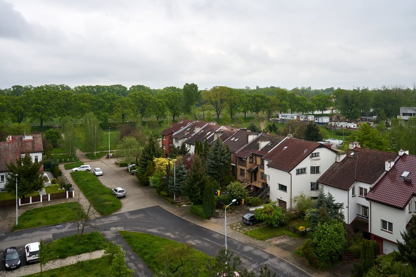 Bartoszowice z lotu ptaka