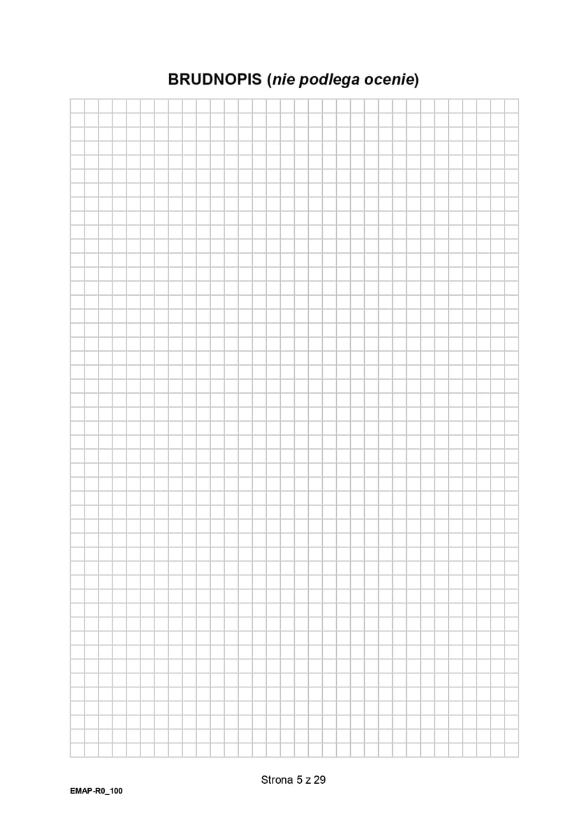 Arkusz z matematyki, poziom rozszerzony (formuła 2015)