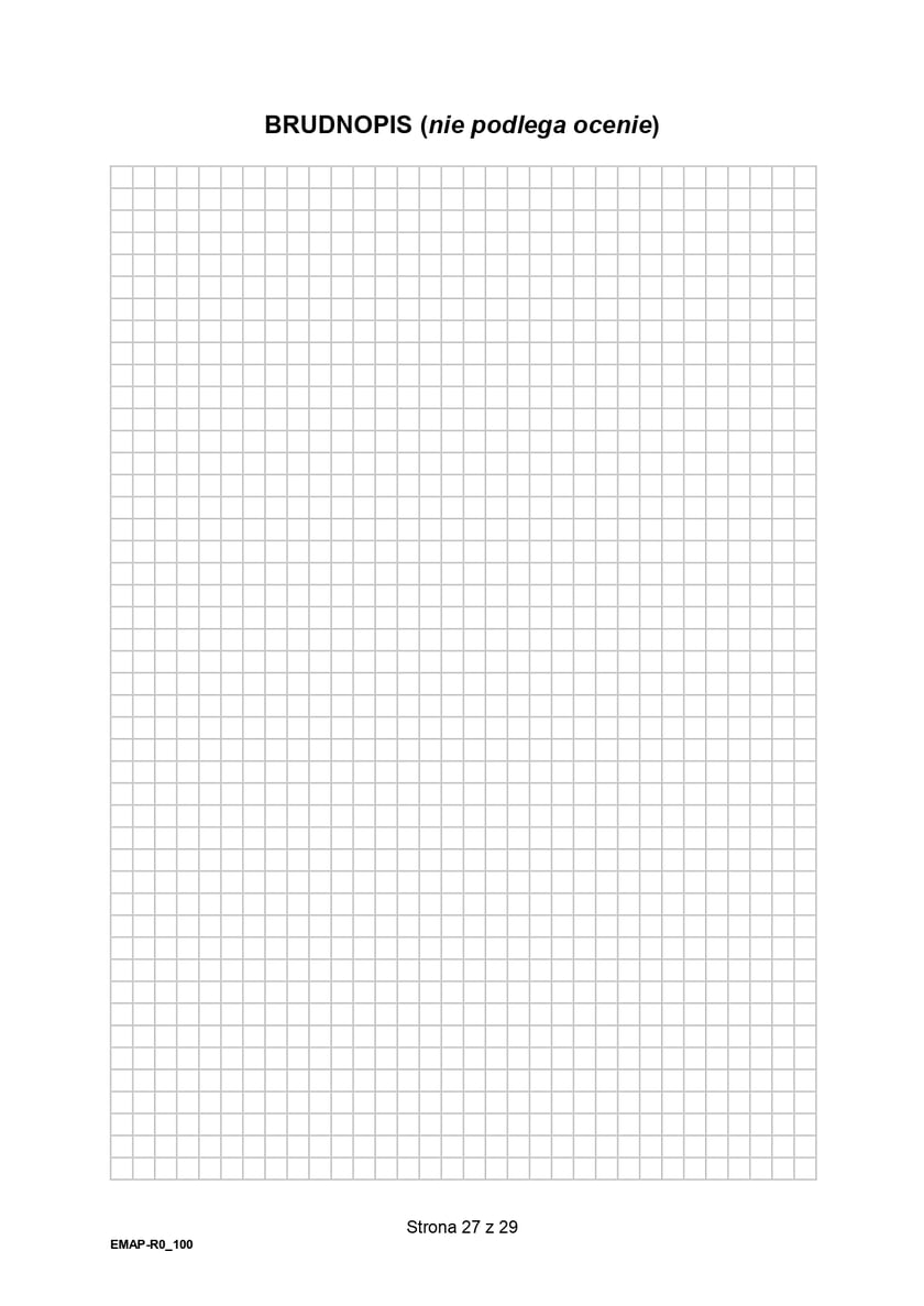 Arkusz z matematyki, poziom rozszerzony (formuła 2015)