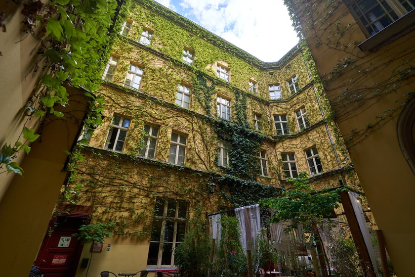 Podw&oacute;rko kamienicy przy pl. Solnym 14