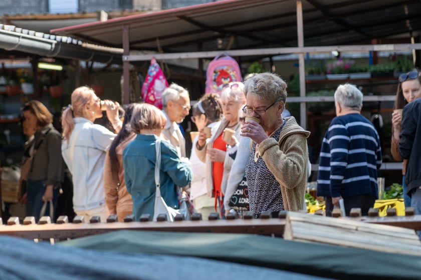 Piknik na targowisku przy ul. Ptasiej - 13 maja 2023