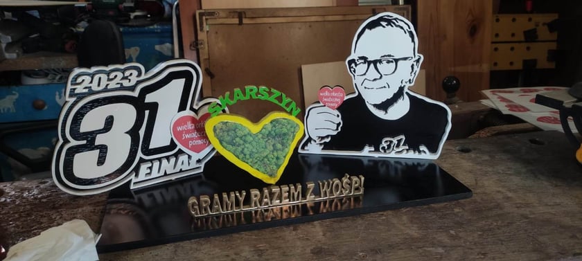 Zagajnik w kształcie serca stał się symbolem wsi