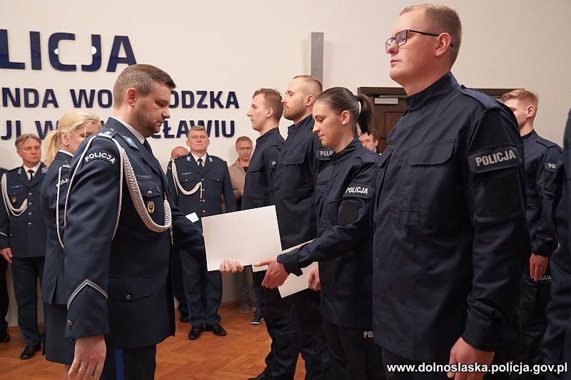 Ślubowanie nowych policjantów, Wrocław, 15.05.2023