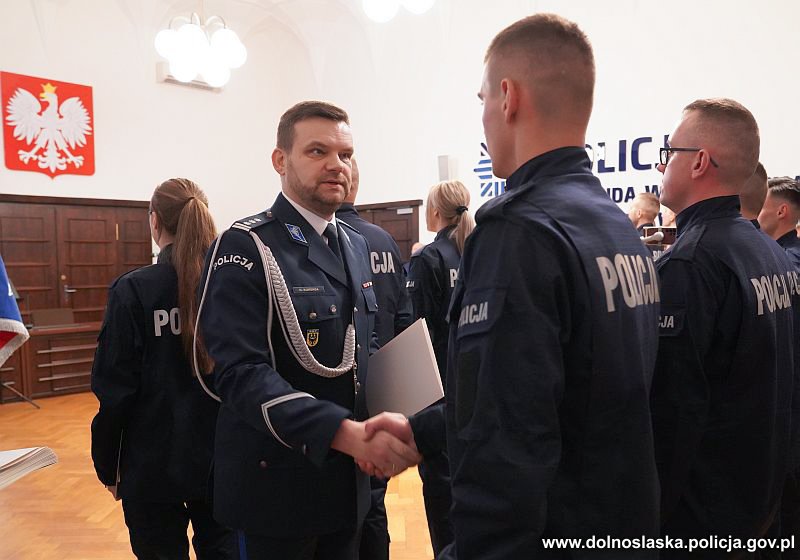 Ślubowanie nowych policjantów, Wrocław, 15.05.2023
