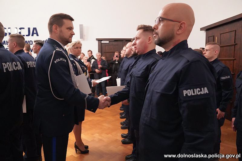Ślubowanie nowych policjantów, Wrocław, 15.05.2023