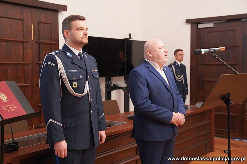 Ślubowanie nowych policjantów, Wrocław, 15.05.2023