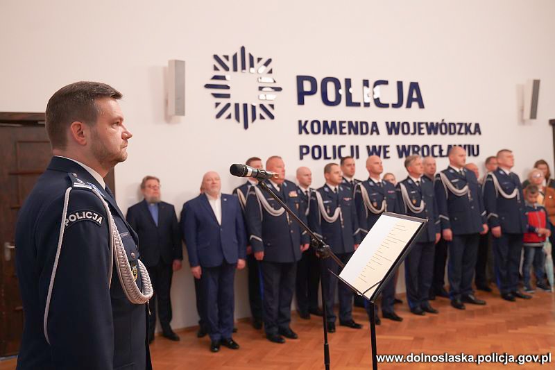 Ślubowanie nowych policjantów, Wrocław, 15.05.2023