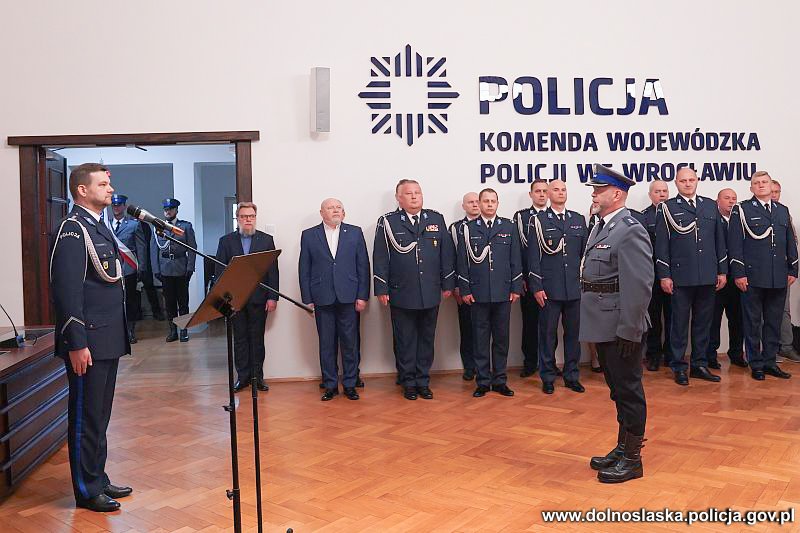 Ślubowanie nowych policjantów, Wrocław, 15.05.2023