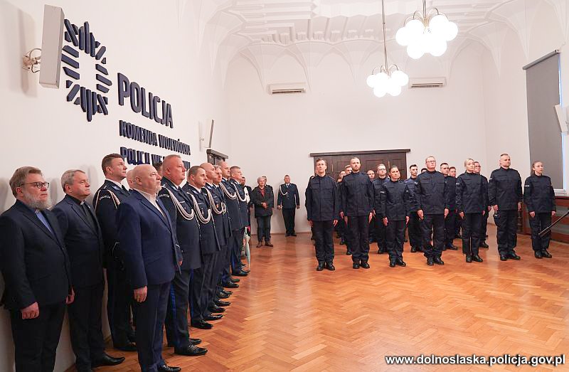 Ślubowanie nowych policjantów, Wrocław, 15.05.2023