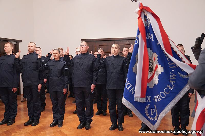 Ślubowanie nowych policjantów, Wrocław, 15.05.2023