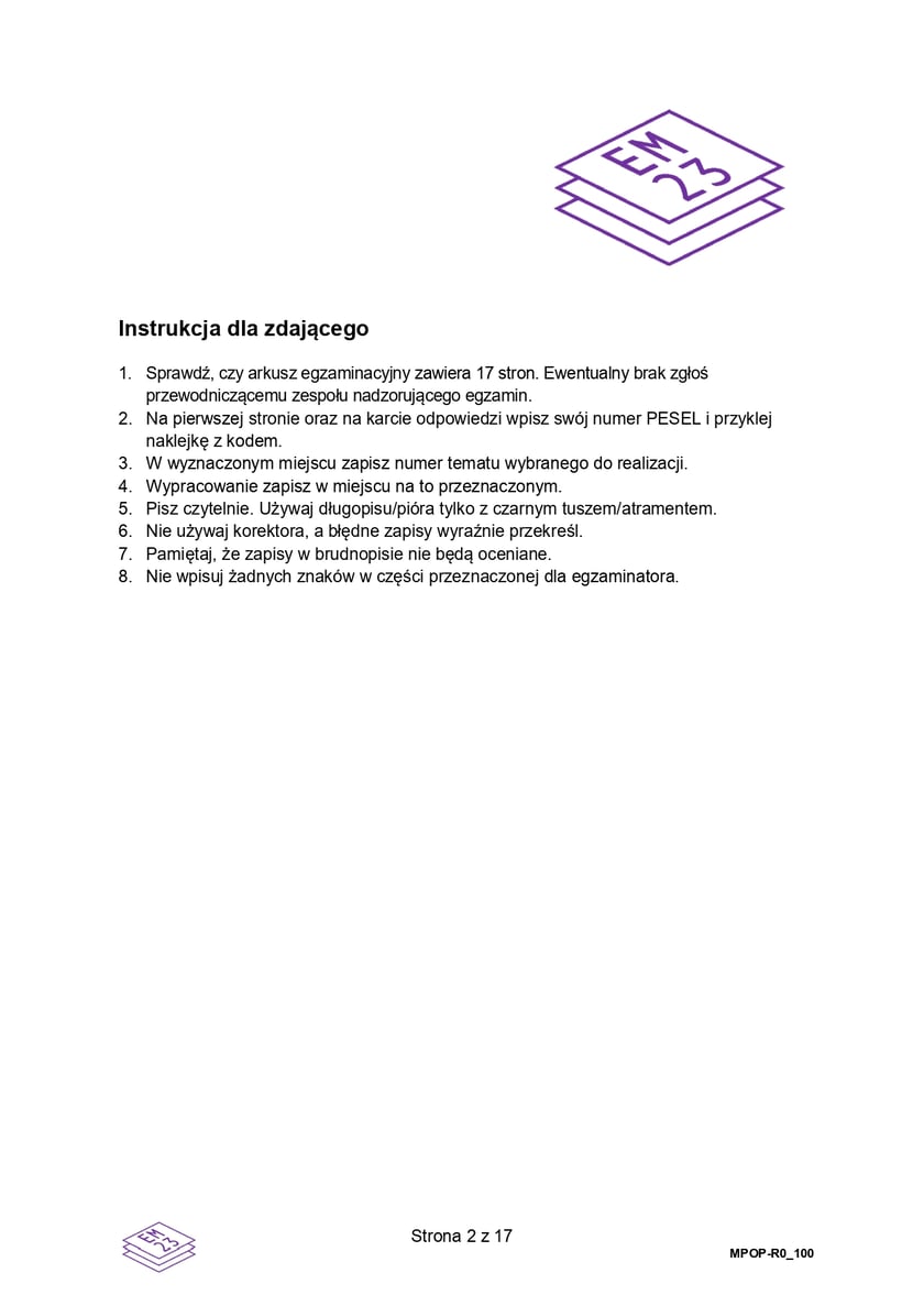 Matura z j. polskiego (poziom rozszerzony)
