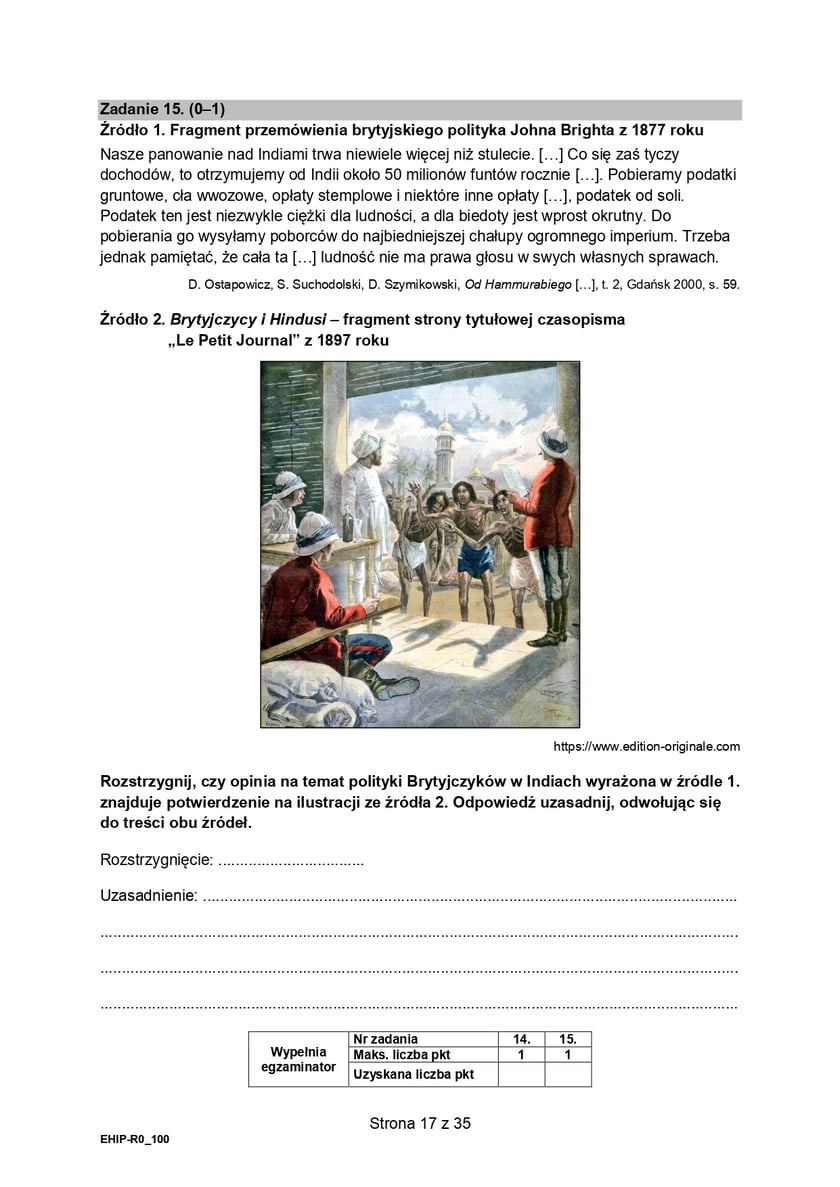Matura z historii (poziom rozszerzony)
