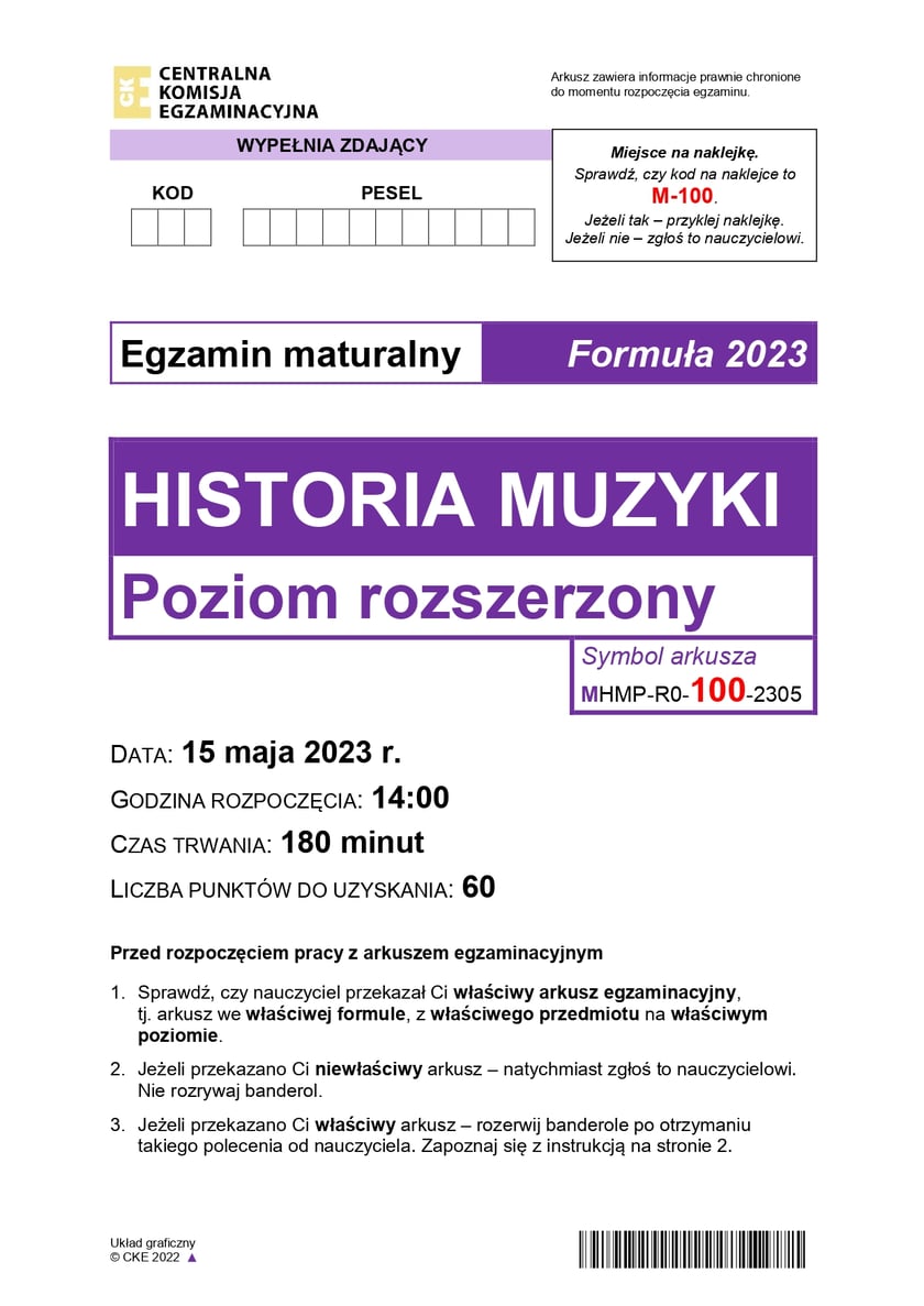 Matura z historii (poziom rozszerzony)