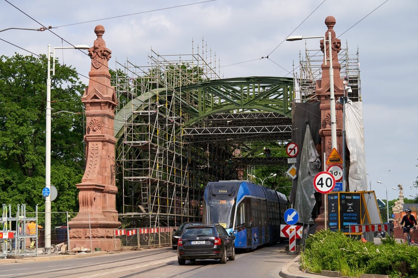 Remont mostu Zwierzynieckiego - 25 maja 2023 r.