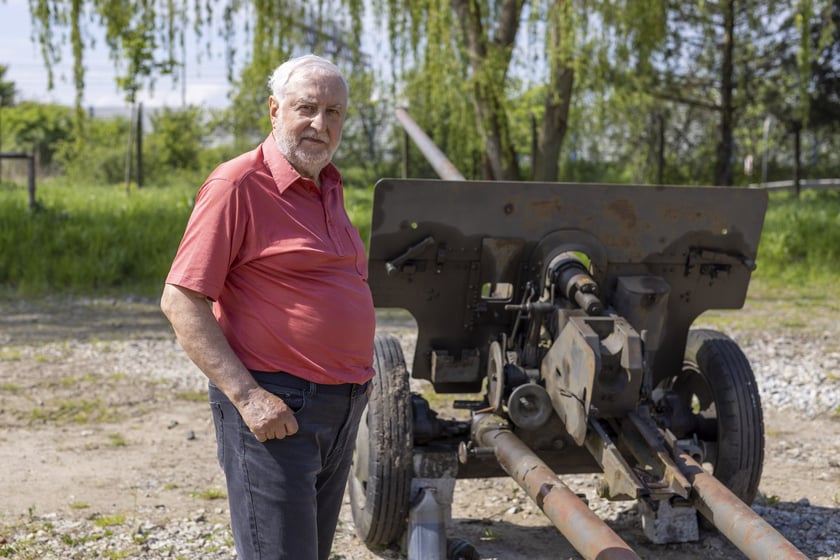 Marek Łaciak, szef Społecznego Muzeum Militarnego we Wrocławiu