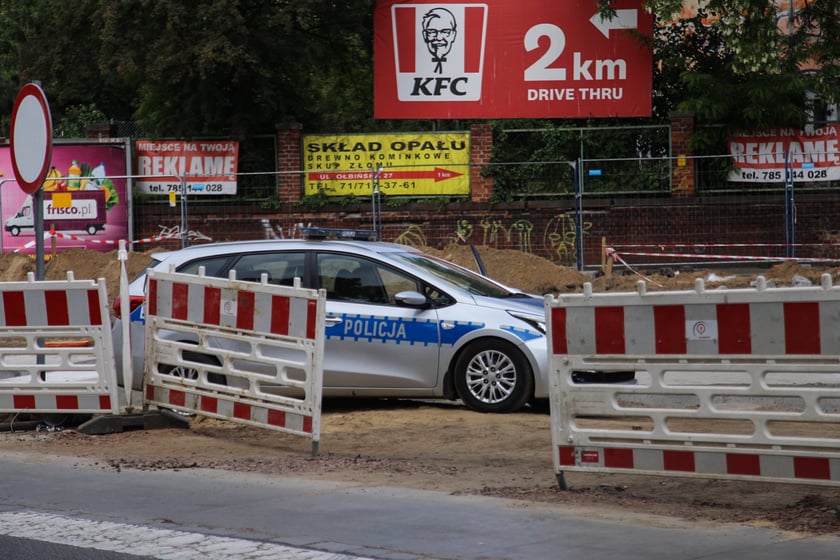 Okolica, gdzie znaleziono bombę