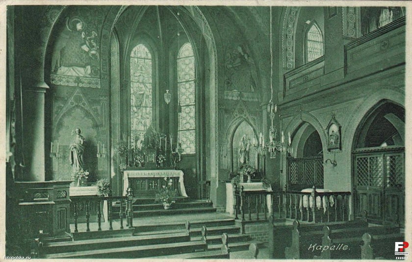 Lata 1920-1930, wnętrze kaplicy