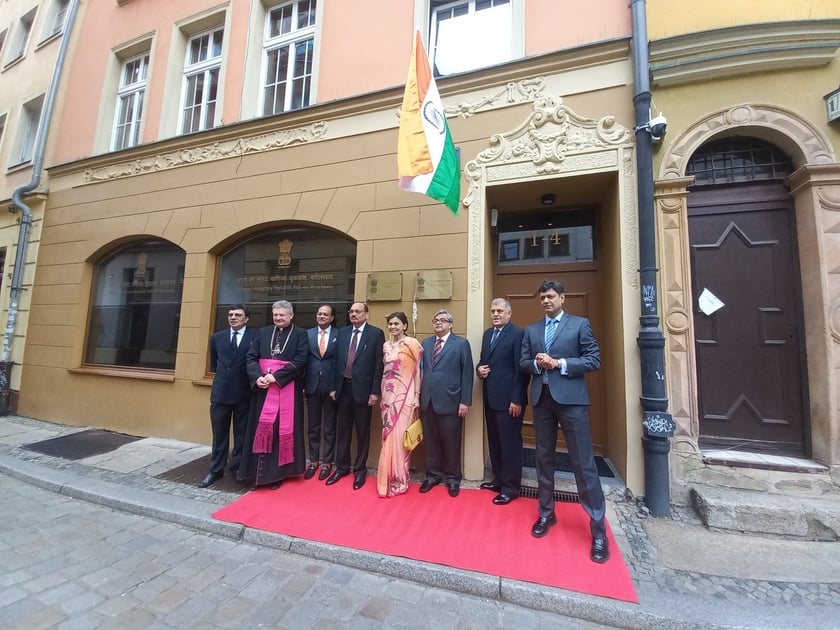 Otwarcie nowej siedziby Konsulatu Indii we Wrocławiu.