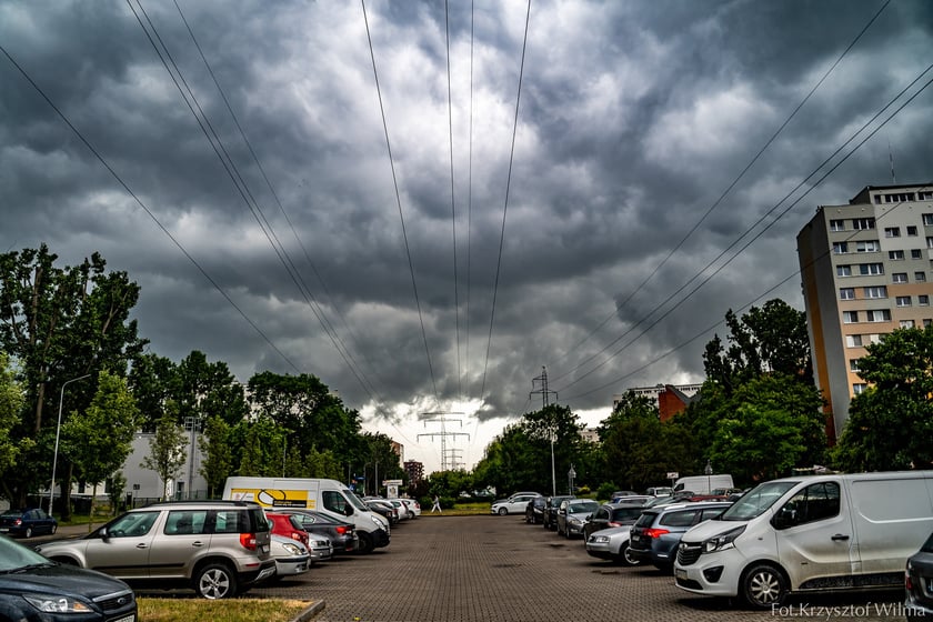 Wał szkwałowy nad Wrocławiem