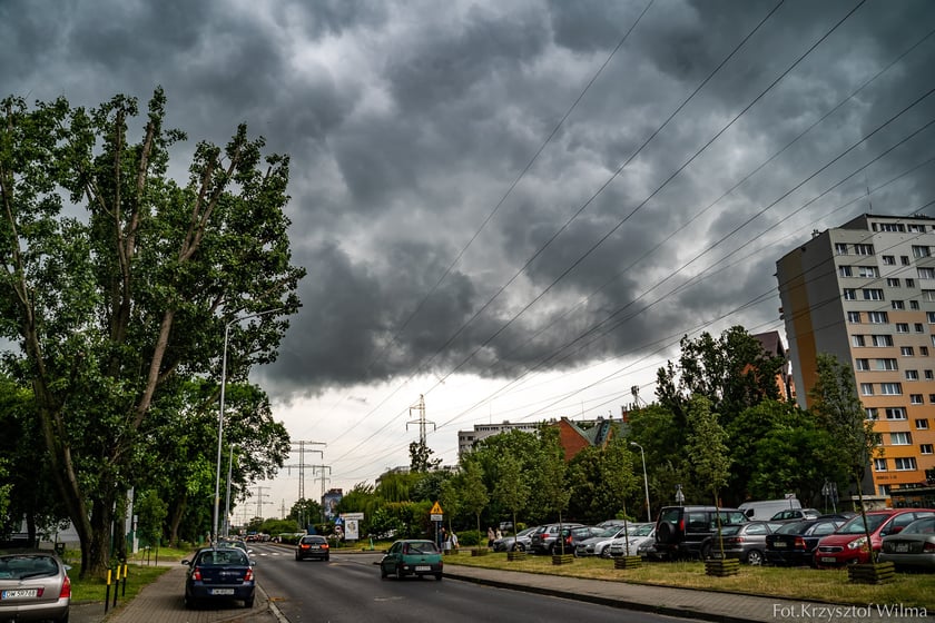 Wał szkwałowy nad Wrocławiem