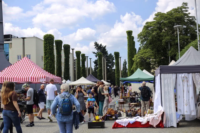 Giełda staroci przy Hali Stulecia