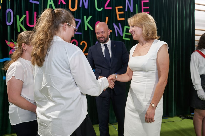 Zakończenie roku szkolnego w VIII Liceum Ogólnokształcącym we Wrocławiu