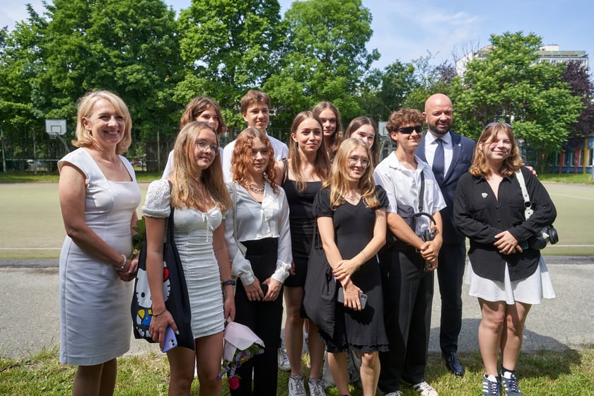 Zakończenie roku szkolnego w VIII Liceum Ogólnokształcącym we Wrocławiu