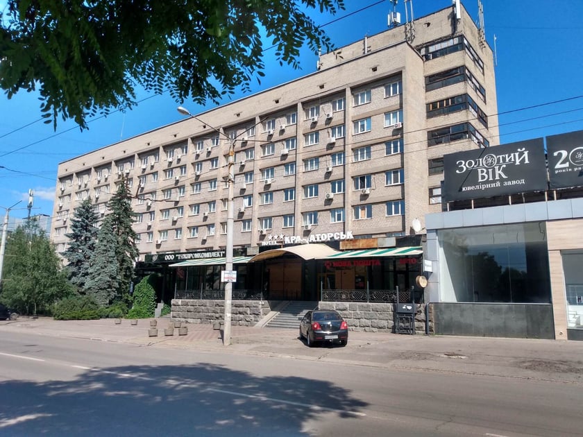 Opustoszały Hotel Kramatorsk.