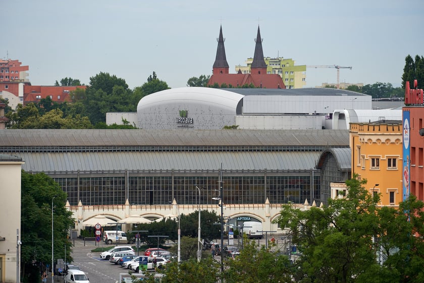 Panorama Wrocławia widziana z Trzonoliniowca