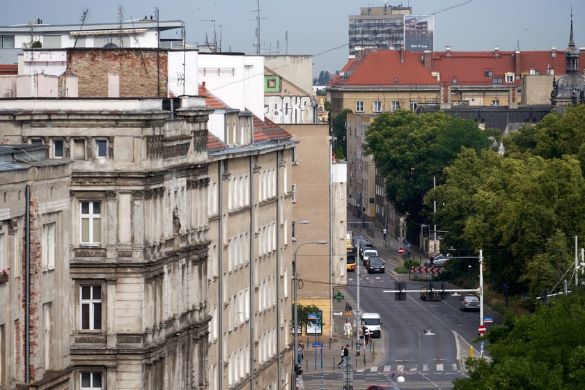 Panorama Wrocławia widziana z Trzonoliniowca
