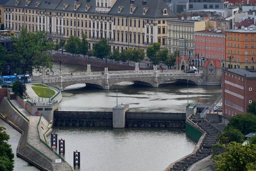 Panorama Wrocławia z dachu Atal Towers