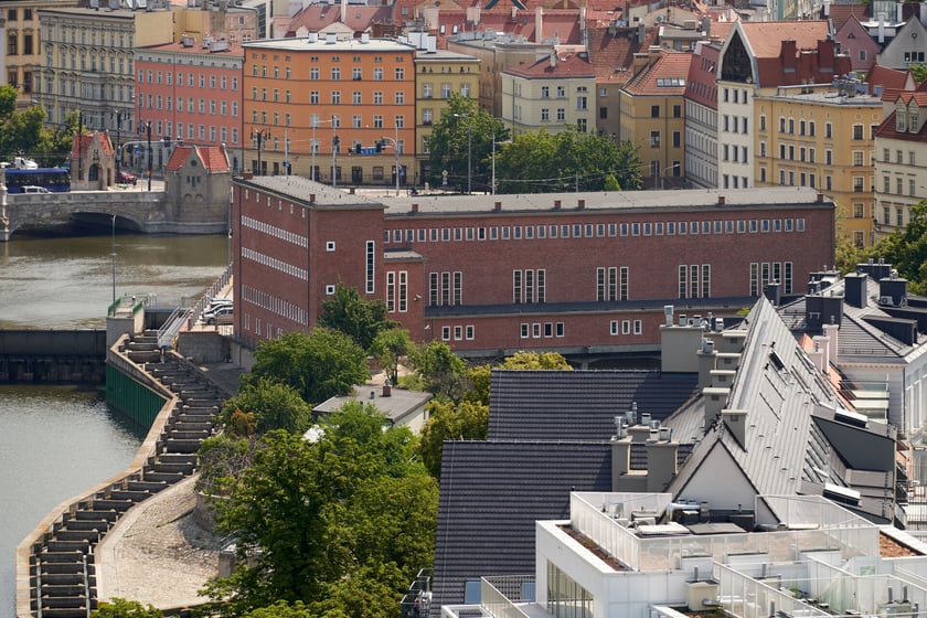 Panorama Wrocławia z dachu Atal Towers