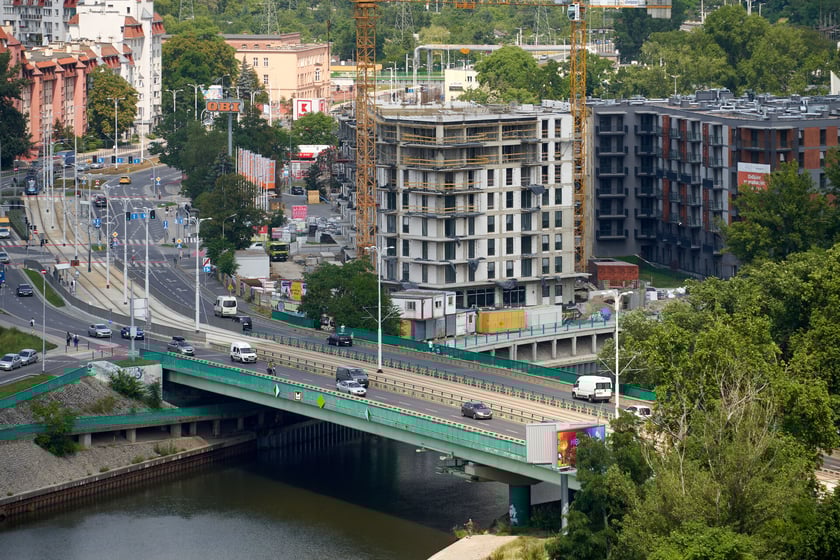 Panorama Wrocławia z dachu Atal Towers