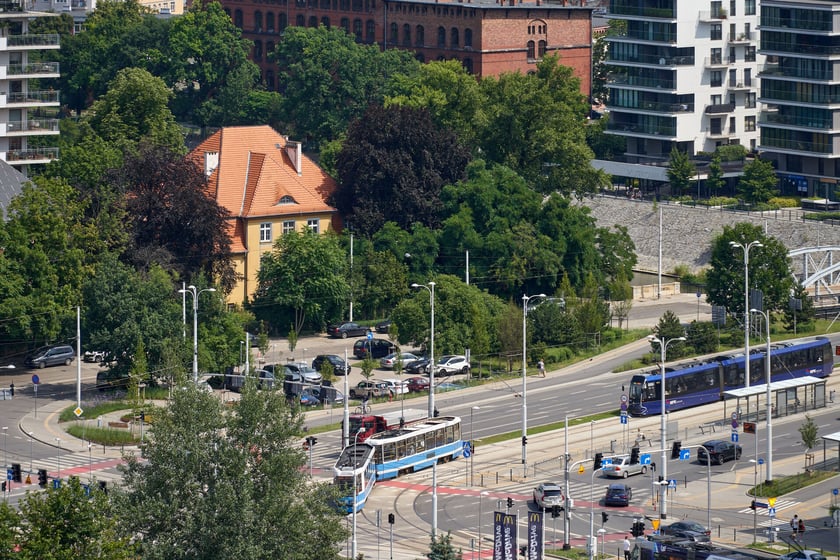 Panorama Wrocławia z dachu Atal Towers